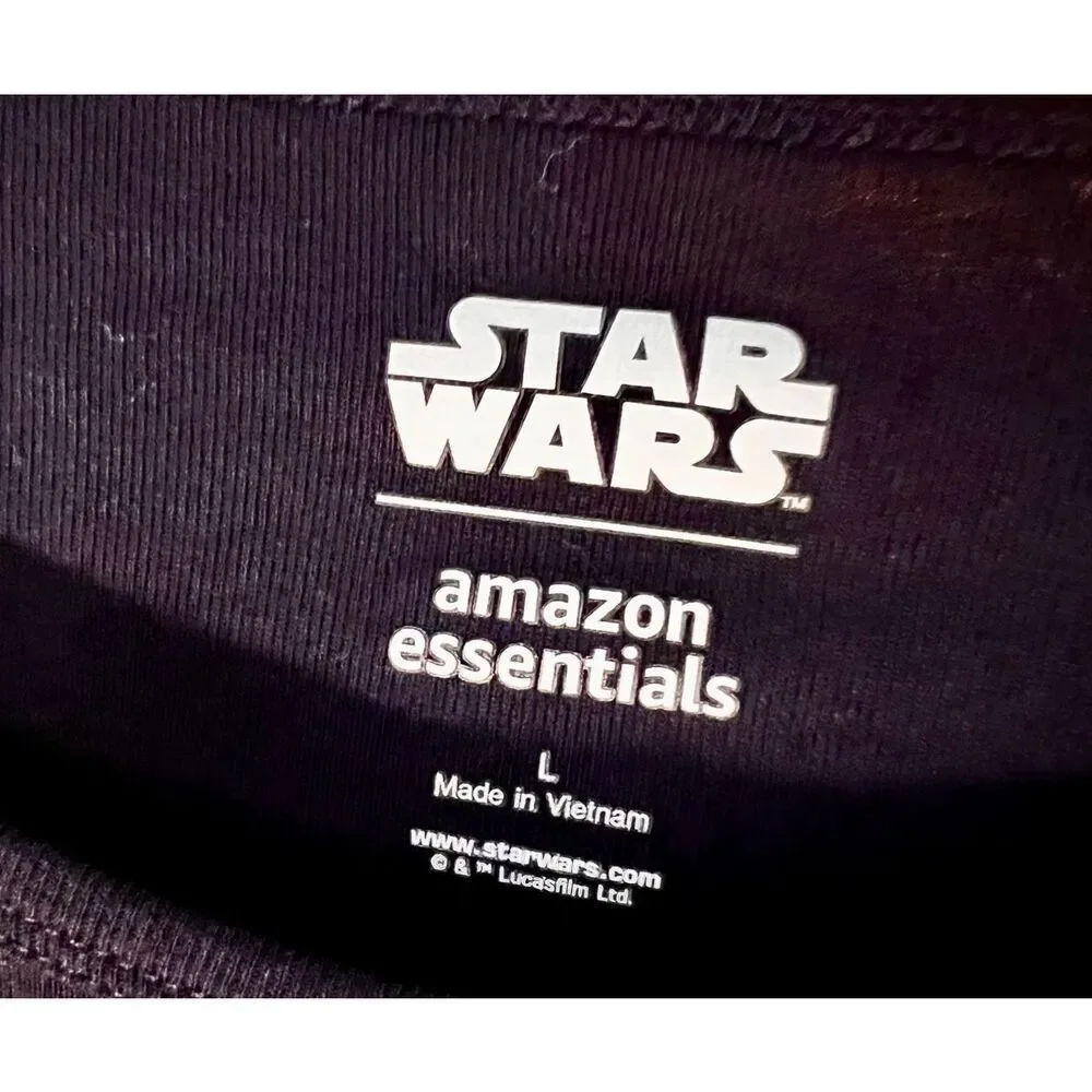 Star Wars Essentials Women's Pajama Sleep Shirt Lounge Long Sleeve Navy Size L